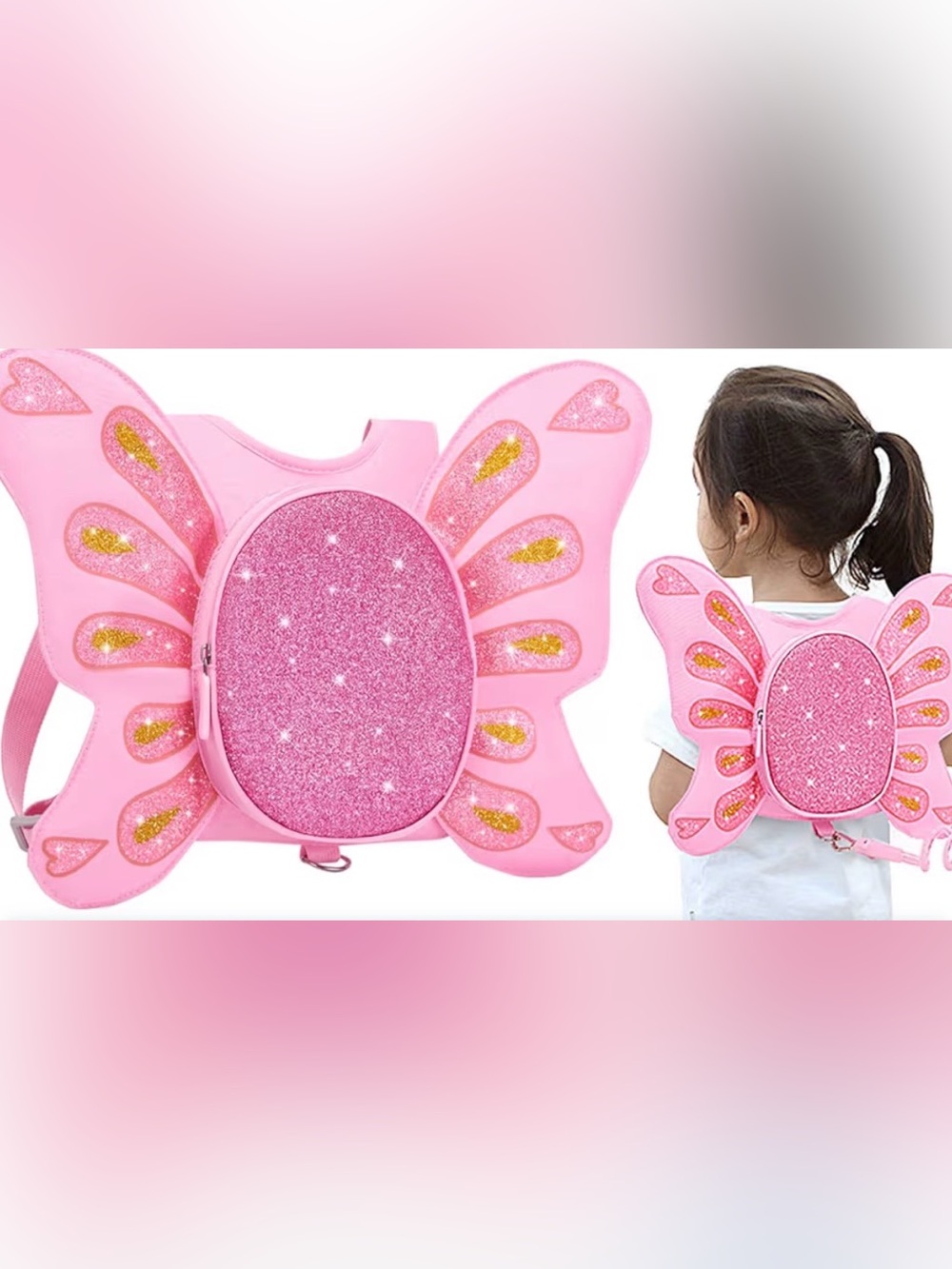 Accmor Toddler Safety Harness Leash Pink
